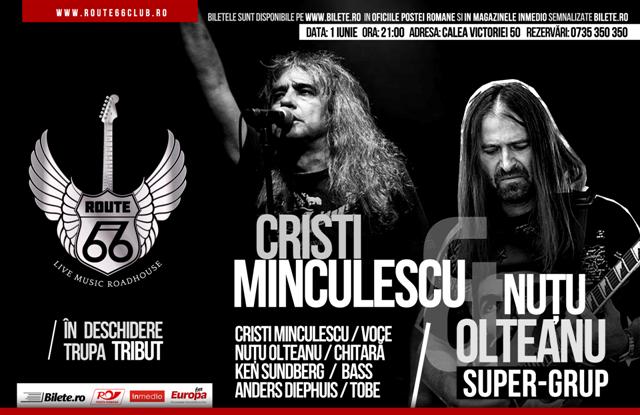 Supergrupul format din Cristi Minculescu si Nutu Olteanu ofera primul concert in Bucuresti